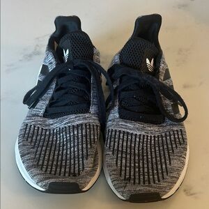 Adidas Youth Black and White Athletic Shoes- Kids 7 (can also be a women’s 9)